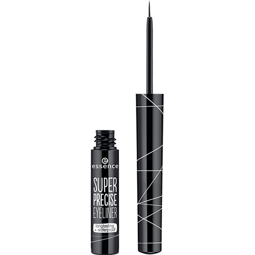 super precise eyeliner